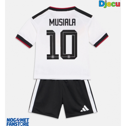 Njemačka Jamal Musiala #10 Domaci Dres za djecu SP 2026 Kratak Rukav (+ Kratke hlače)